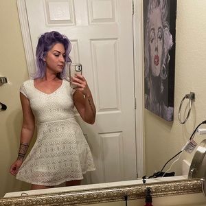 Cute and Girly White Dress